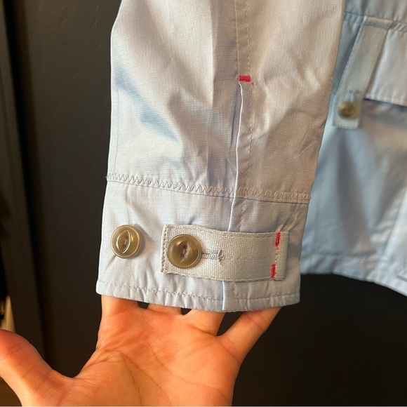 Lands’ end Women jacket Size: XS 2-4 Color: light blue/ yellow - Picture 4 of 12